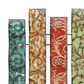 Maple and Jade 20" x 24" Abstract Wall Decor in Aqua, Beige, Red, Pale Green and Dark Brown, , large