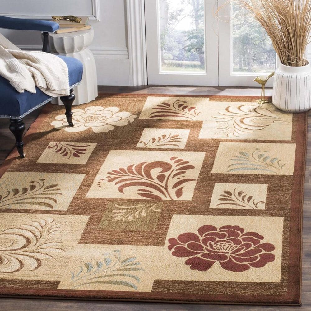 Safavieh Lyndhurst LNH554 3&#39;3&quot; x 5&#39;3&quot; Brown and Multicolor Area Rug, , large