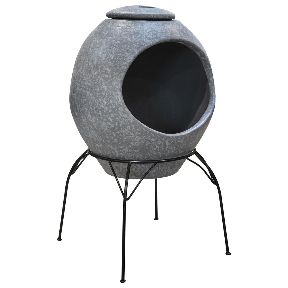 Alfresco Home Corona Chiminea in Graphite, , large
