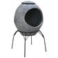 Alfresco Home Corona Chiminea in Graphite, , large