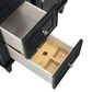 James Martin Vanities Lorelai 36" Single Vanity in Black Onyx with 3 cm Charcoal Soapstone Quartz Top, , large