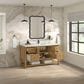 James Martin Vanities Breckenridge 60" Single Bathroom Vanity in Light Natural Oak with Single Hole 3 cm White Zeus Quartz Top and Rectangular Sink, , large