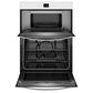 Whirlpool 27" Self-Cleaning Convection Air Fry Convection Smart Microwave Wall Oven Combo in White, , large