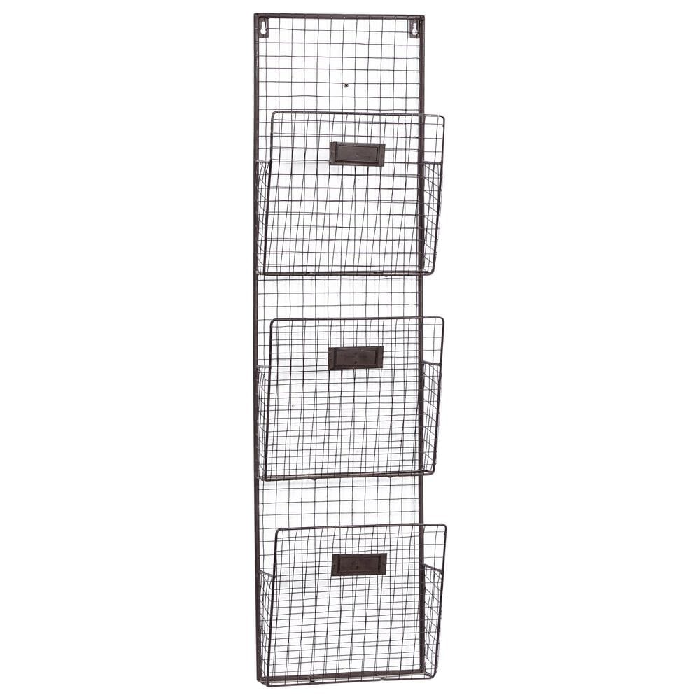 Maple and Jade 38" Wall Pocket in Black, , large