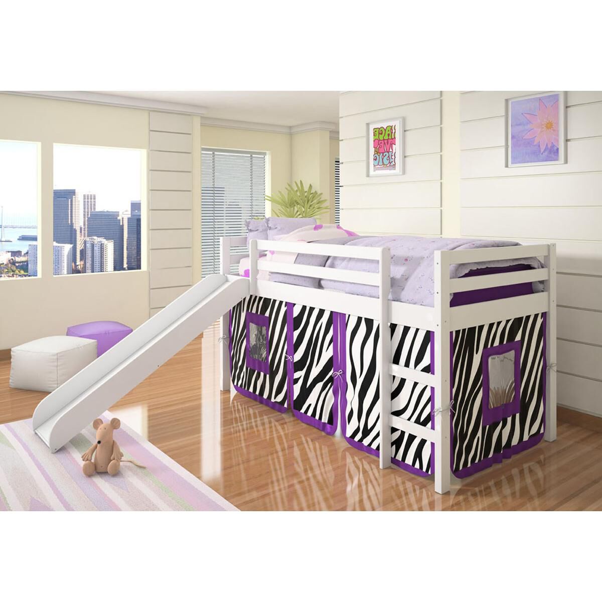 Tent bed with slide sales