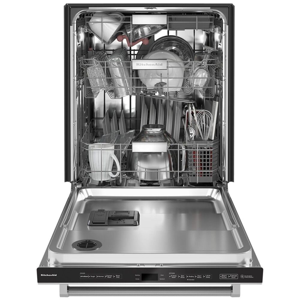 KitchenAid 24&quot; Built-In Bar Handle Dishwasher with FreeFlex 3rd Rack and LED Interior Light in PrintShield Stainless Steel, , large