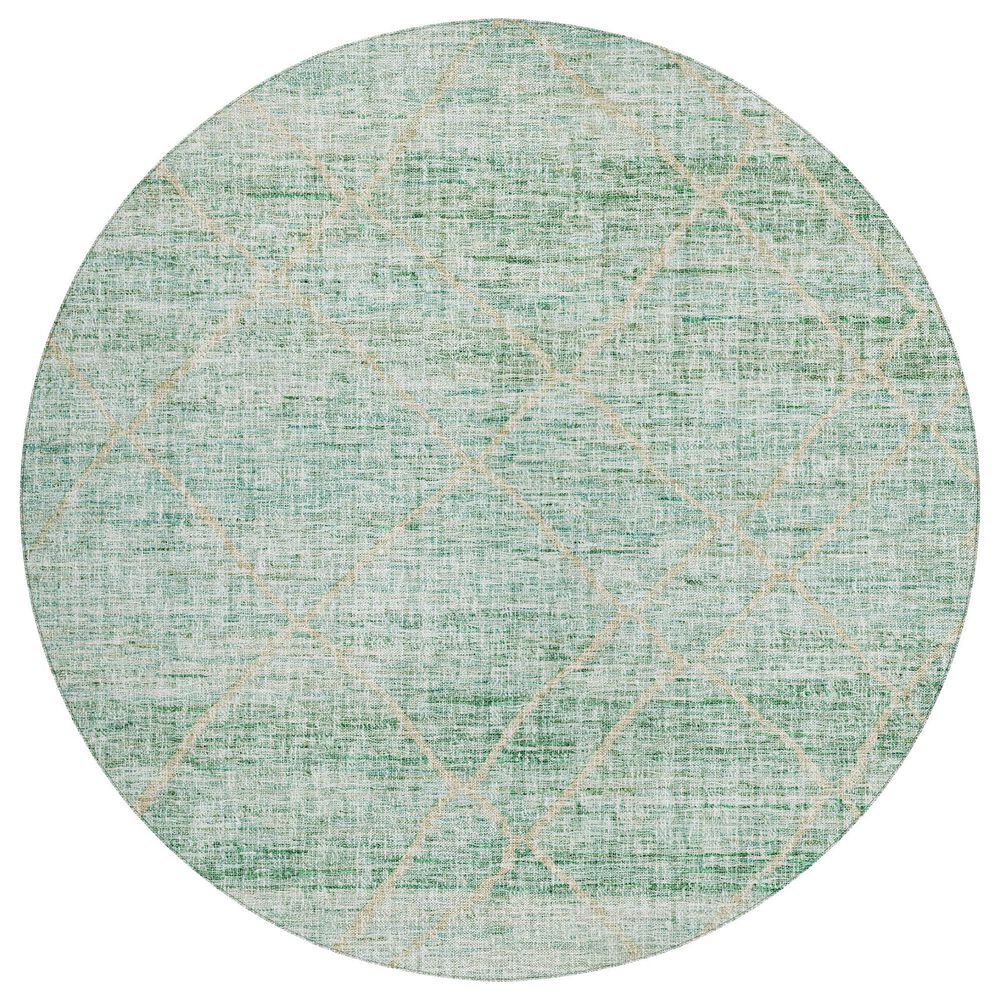Dalyn Rug Company Portico PO1 Aloe 8" Round Area Rug, , large