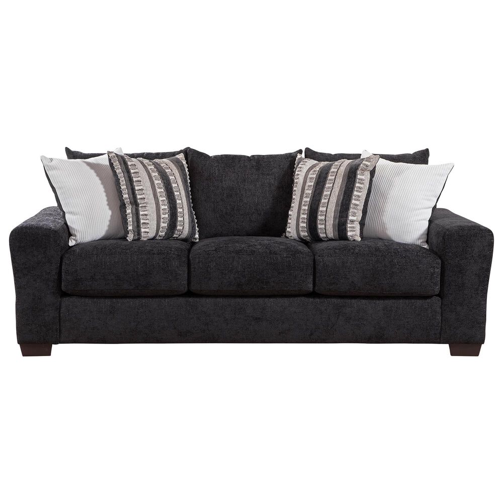 Northwestern Zazie Stationary Sofa in Onyx, , large