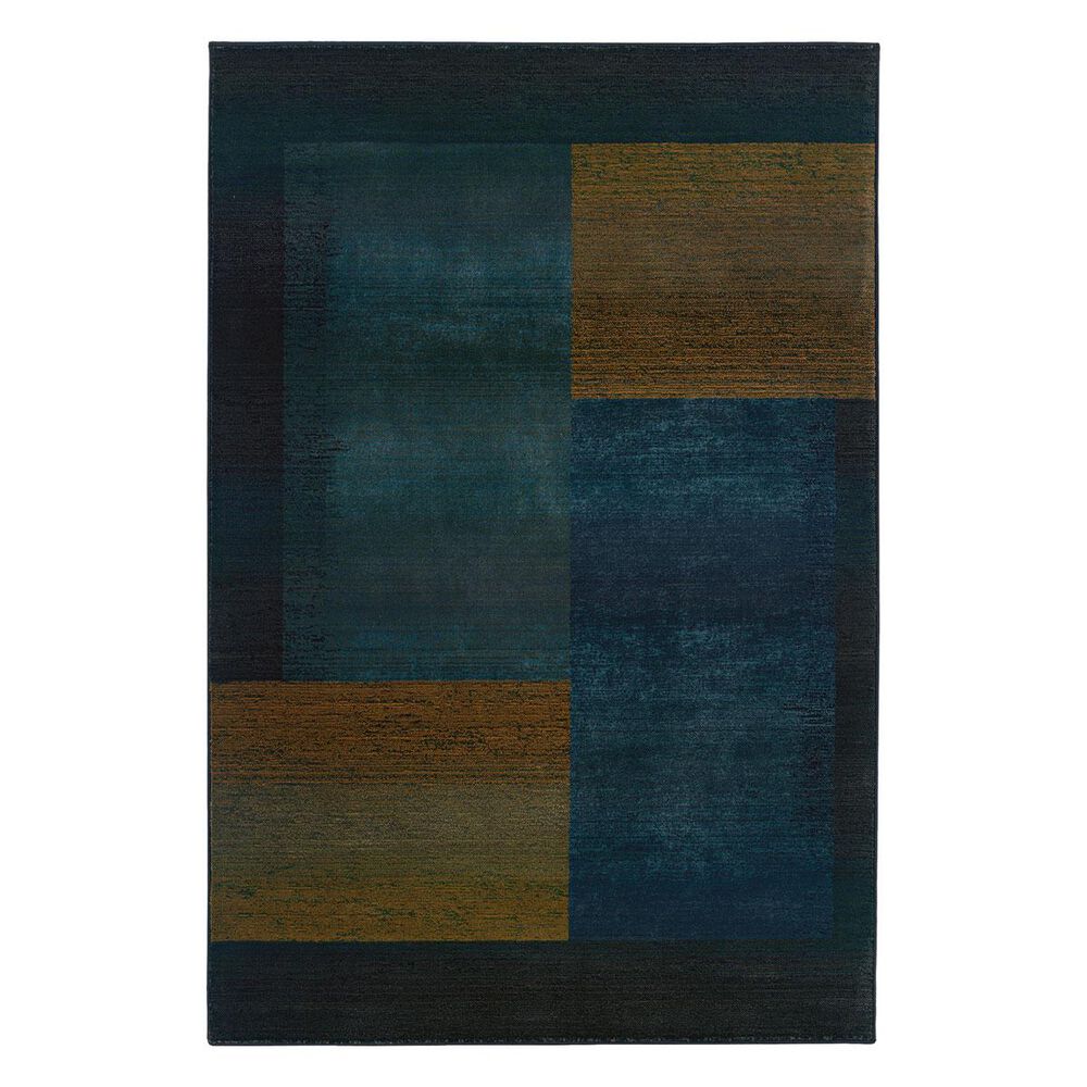 Oriental Weavers Kharma II 1092L 4" x 5"9" Blue Area Rug, , large
