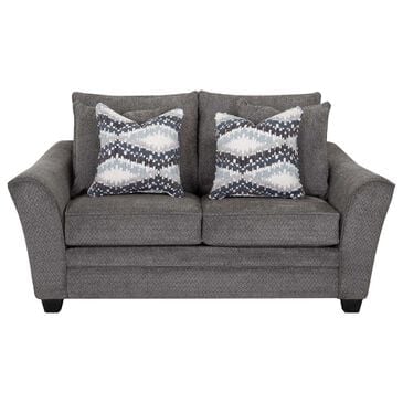 Moore Furniture Eastbrook Stationary Loveseat in Shasta Charcoal, , large