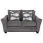 Moore Furniture Eastbrook Stationary Loveseat in Shasta Charcoal, , large