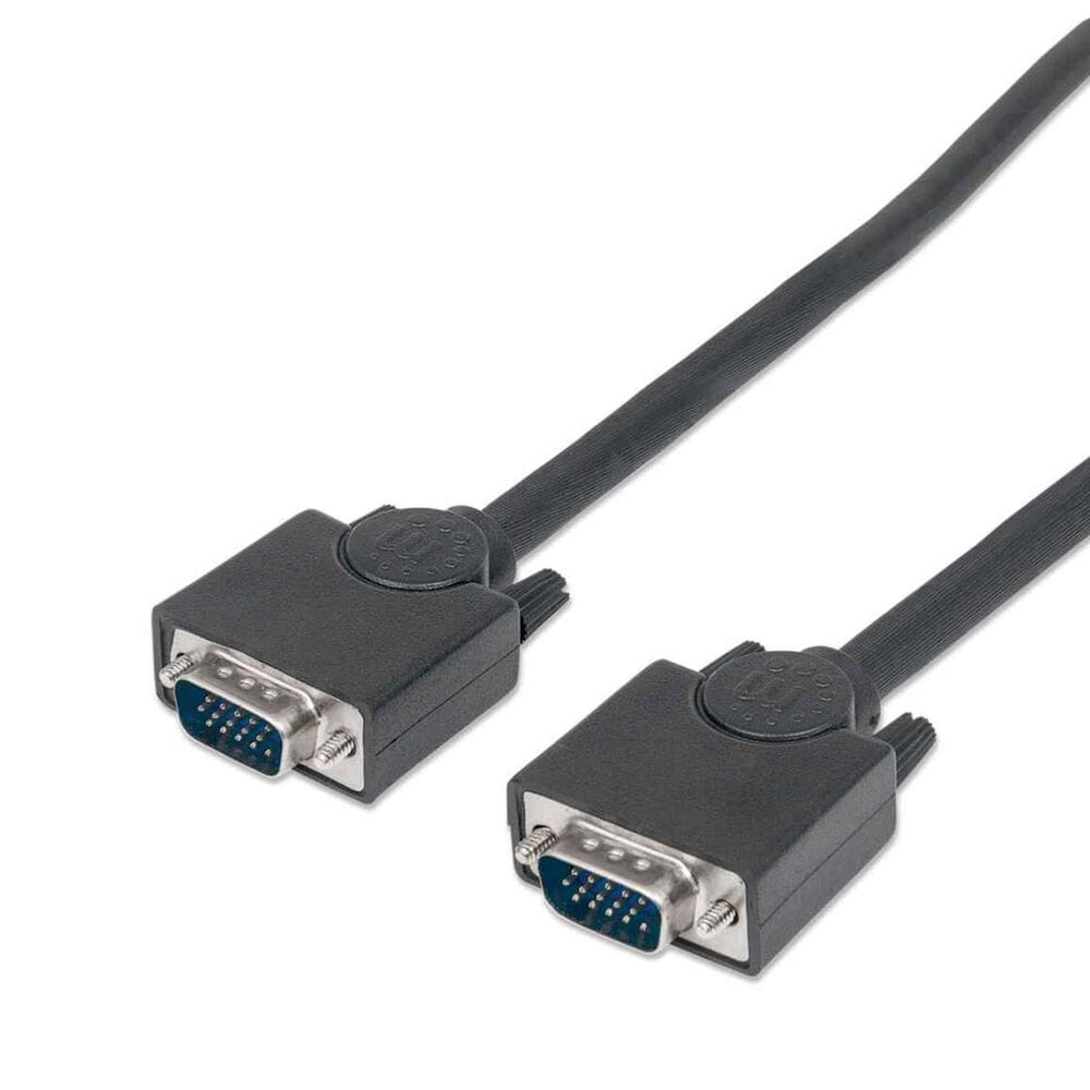 Manhattan 6" SVGA Monitor Cable in Black, , large