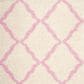 Safavieh Dallas Shag SGD257P 2"3" x 8" Ivory and Light Pink Runner, , large