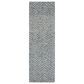 Nourison Colorado 2"3" x 7"6" Indigo and Ivory Runner, , large