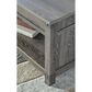 Ashley Freedan Lift-Top Coffee Table in Grayish Brown, , large