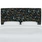 Rifle Paper Co Crafted by Cloth & Company Elly Full Headboard in Menagerie Black, , large