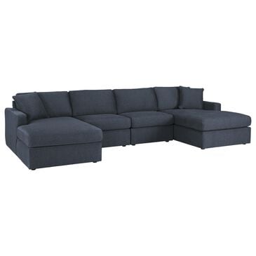 Ashley Modmax 4-Piece Sectional with Double Chaise in Ink, , large