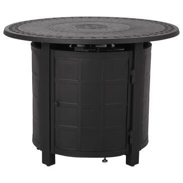 Noble House Boulder Firepit in Matte Black, , large