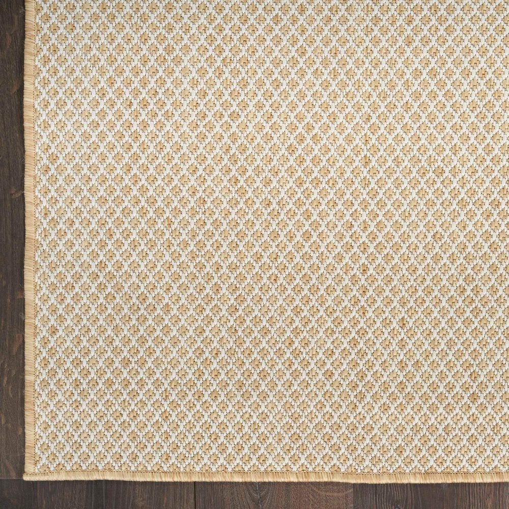 Nourison Courtyard Natural 8&#39; x 10&#39; Indoor/Outdoor Area Rug, , large
