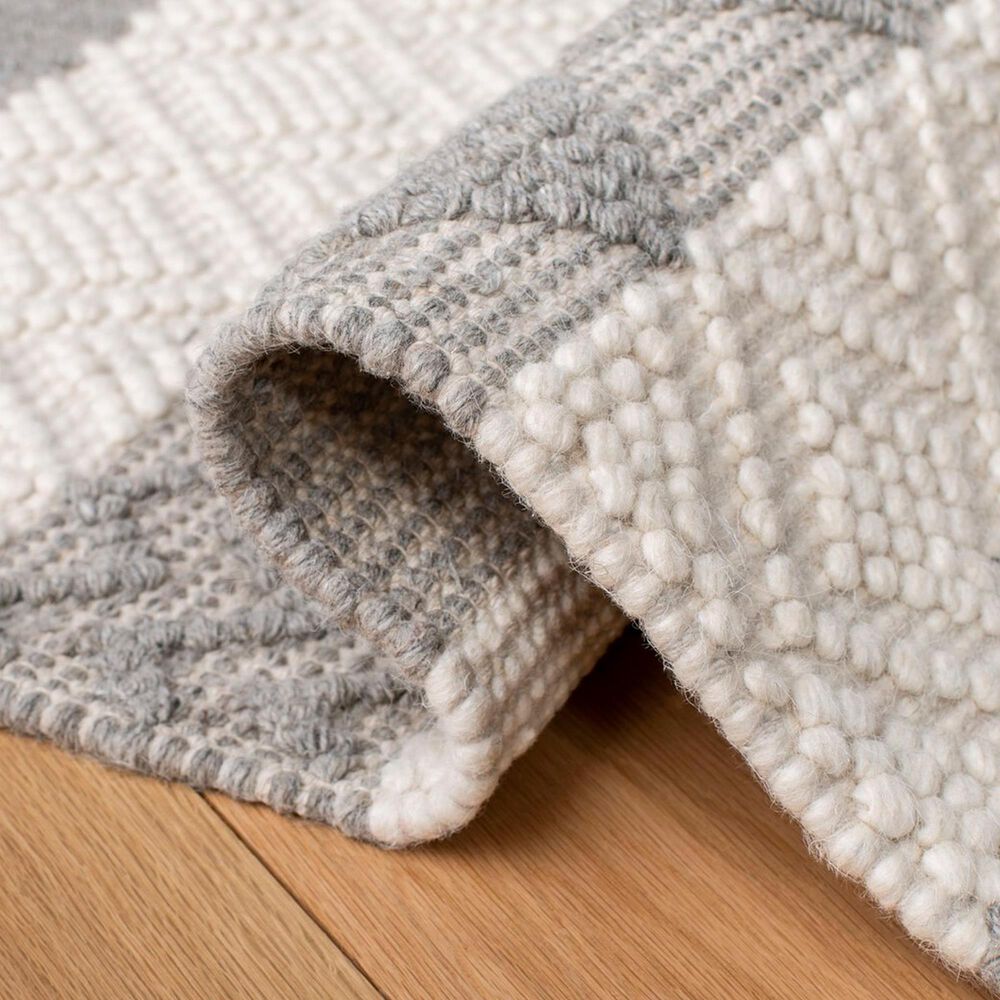 Safavieh Natura NAT851A 2&#39;3&quot; x 9&#39; Ivory and Grey Runner, , large