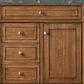 James Martin Vanities Bristol 36" Single Bathroom Vanity in Saddle Brown with 3 cm Parisien Bleu Quartz Top and Rectangular Sink, , large