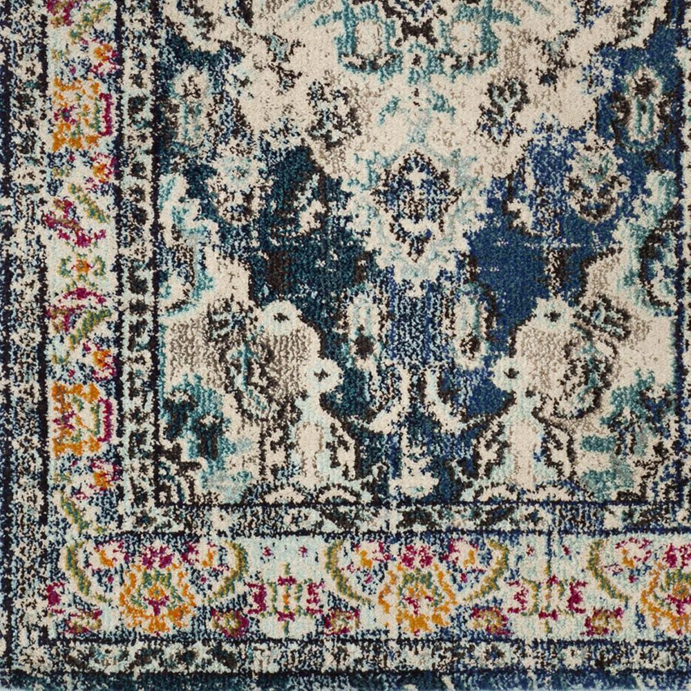 Safavieh Monaco MNC243N-3 3&#39; x 5&#39; Navy/Light Blue Area Rug, , large