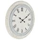 Maple and Jade 22" Wall Clock in White, , large