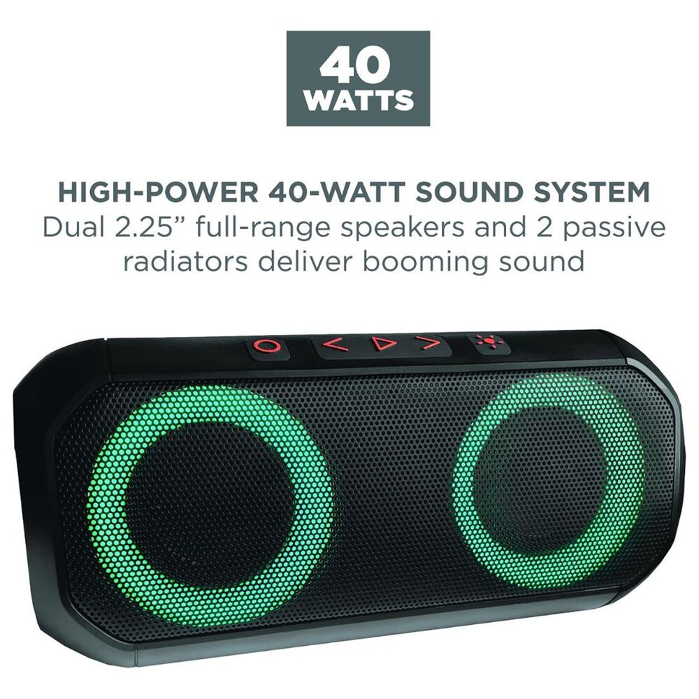 Ion Uber Boom All-Weather Wireless Speaker in Black, , large