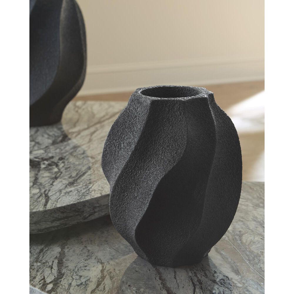 Ashley Judworth 17" Vase in Matte Black, , large