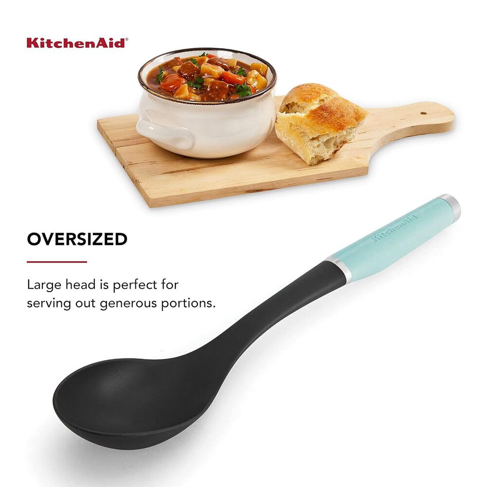 KitchenAid Nylon Basting Spoon in Aqua Sky, , large