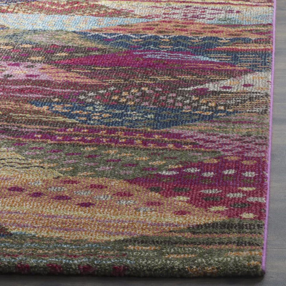 Safavieh Monaco MNC245D 2&#39;2&quot; x 8&#39; Multicolor Runner, , large