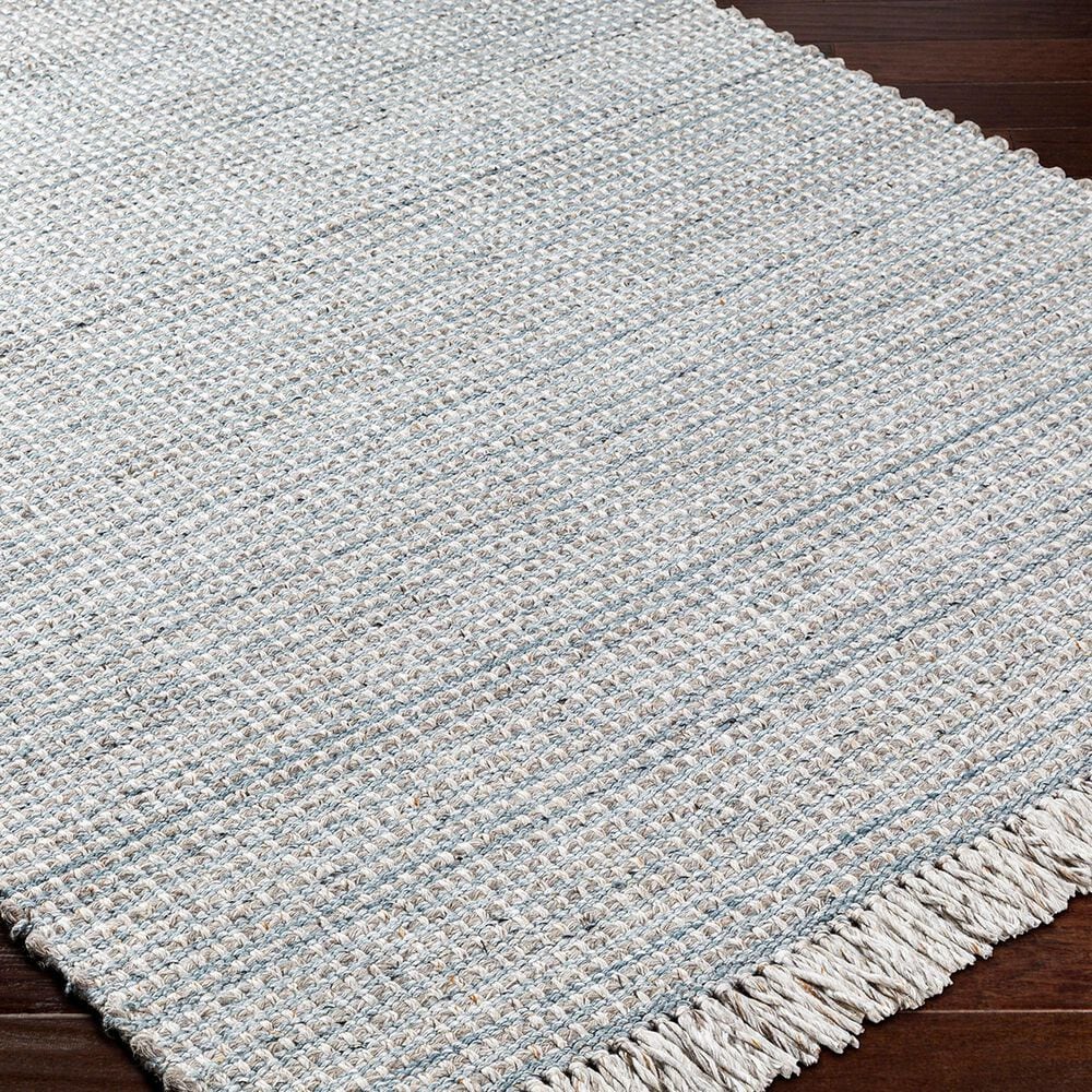 Surya Sara SRU-2300 6&#39; x 9&#39; Light Slate, Charcoal, Brown, Seafoam, Medium Gray, Teal, Pewter Area Rug, , large