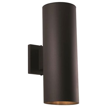 Vaxcel International Co. Ltd. Chiasso 2-Light Outdoor Wall Sconce in Textured Black, , large