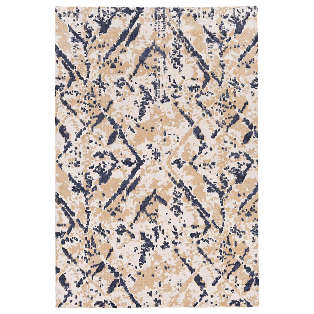 Radici USA Dora 2" x 3" Champagne, Beige and Tan Area Rug, , large
