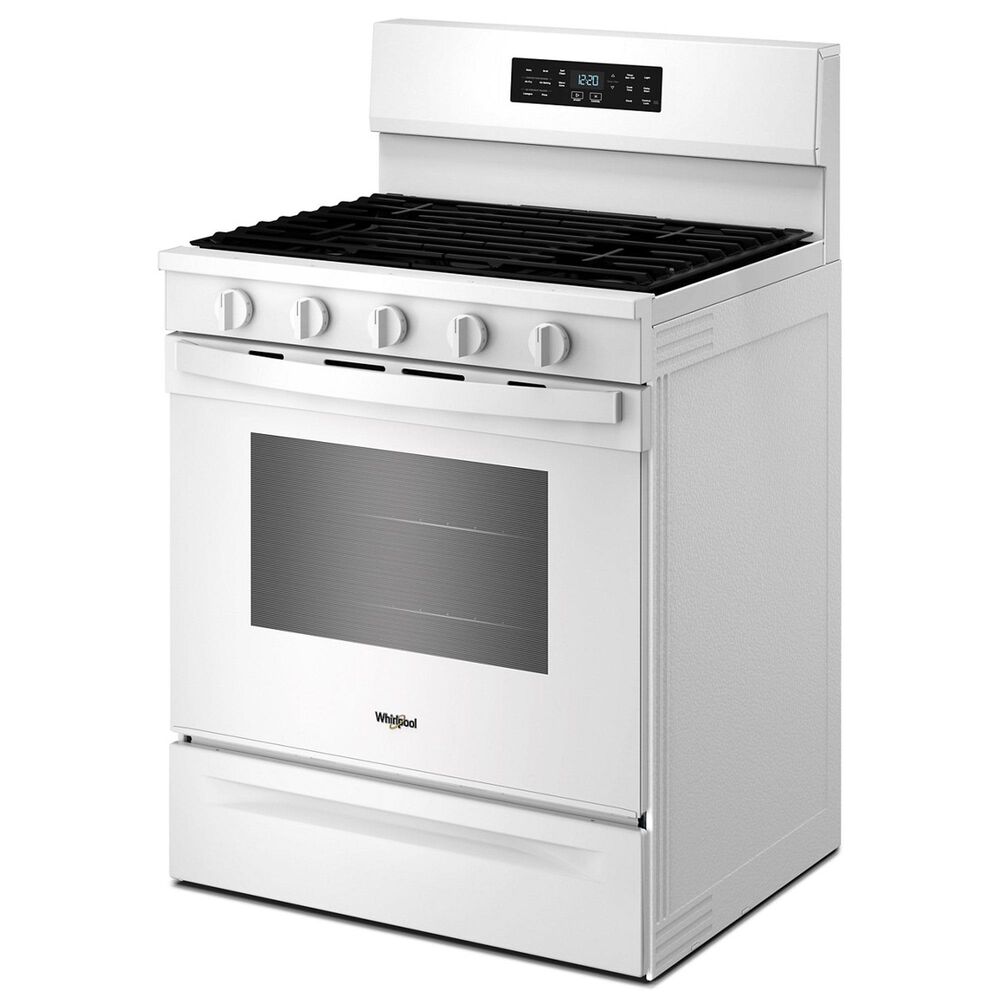 Whirlpool 5 Cu. Ft. Gas Range with Air Cooking Technology in White, , large