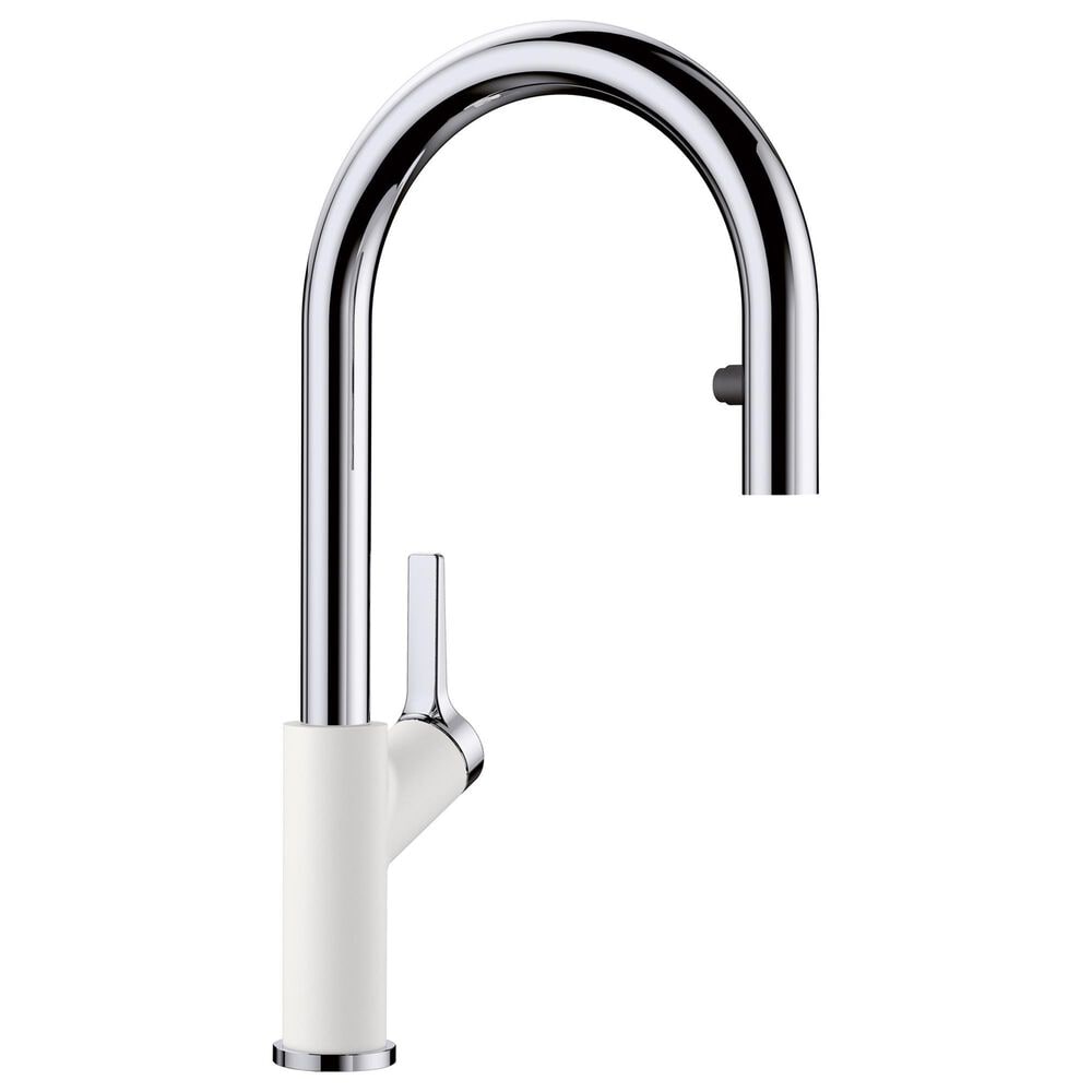 Blanco Urbena Pull-Down Kitchen Faucet 1.5 GPM in Chrome and White, , large
