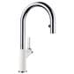 Blanco Urbena Pull-Down Kitchen Faucet 1.5 GPM in Chrome and White, , large