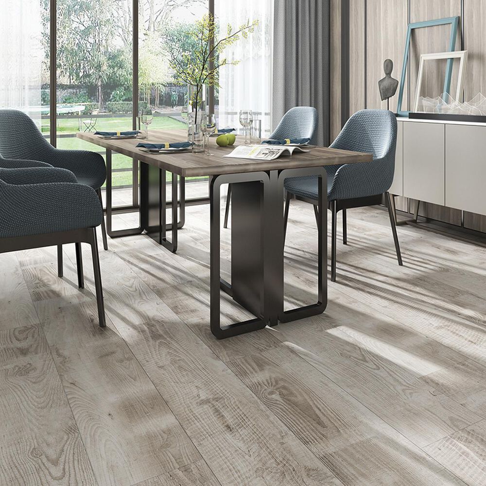 Paramount Rigidcore Stampede Taupe 7" x 48" Vinyl Plank, , large