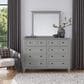 Urban Home Grace 8-Drawer Dresser in Elephant Grey, , large