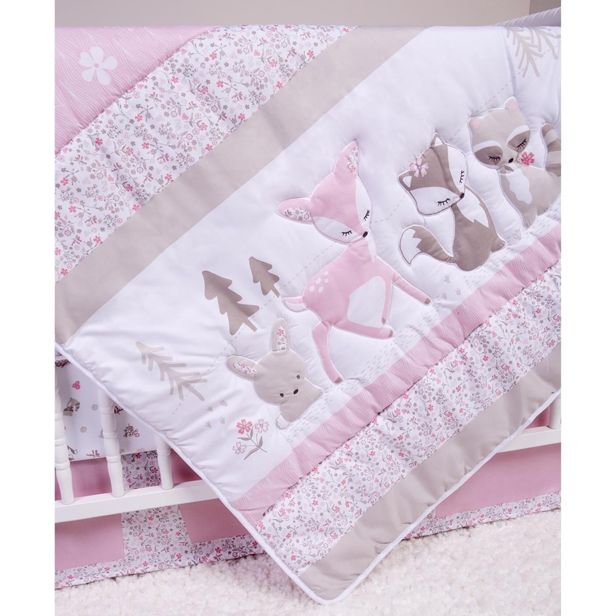 Trend Labs Sammy and Lou Sweet Forest Friends 4 Piece Crib Bedding