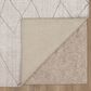 Karastan Tangier RG187-620 9" x 12" Tribal Diamond Silver Area Rug, , large
