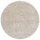Surya Masterpiece Light Gray, Medium Gray and Ice Blue 5"3" Round Area Rug, , large
