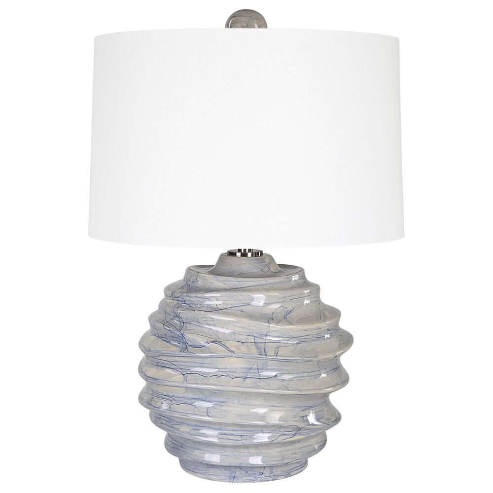 Uttermost Waves Accent Lamp in Cobalt Blue, , large