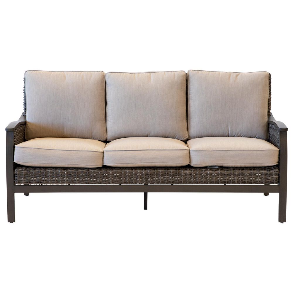 Clear Creek Collection Woven Sofa W/pillows in Remy Pebble , , large