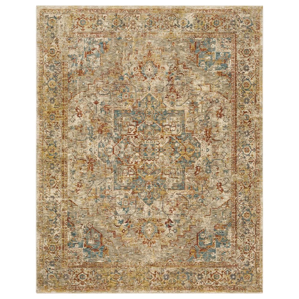 Karastan Marash Traditional 2"7" x 7"3" Cream Runner, , large
