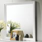 Crown Mark Amalia Dresser Mirror in White, , large