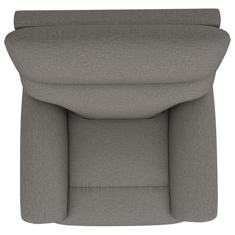 La-Z-Boy Trouper Power Rocker Recliner with Headrest in Charcoal, , large