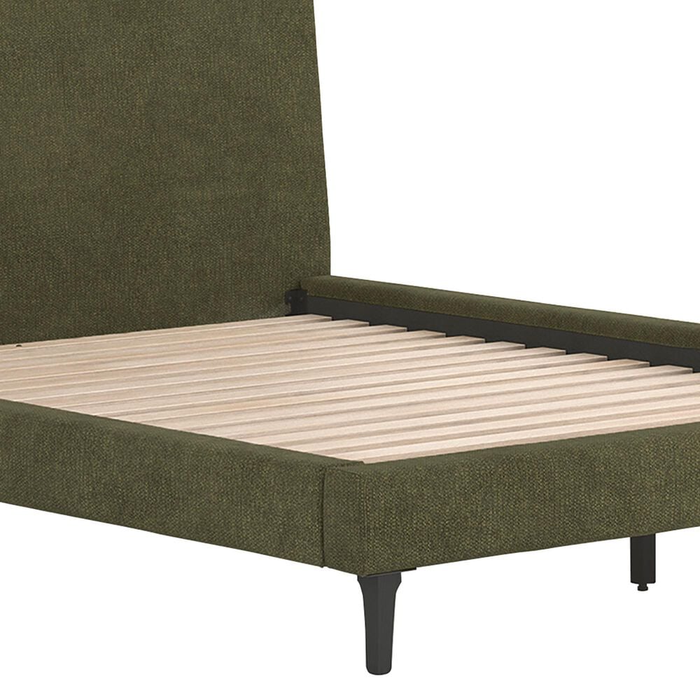 Ashley Chirason Queen Platform Bed in Sage Green, , large