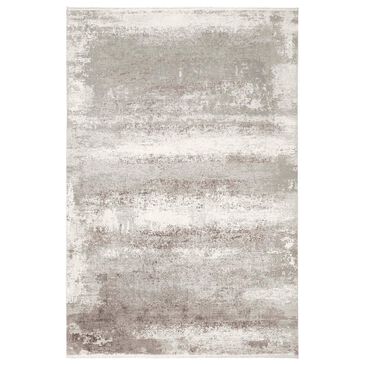 Feizy Rugs Cadiz 12" x 18" Light Gray Area Rug, , large