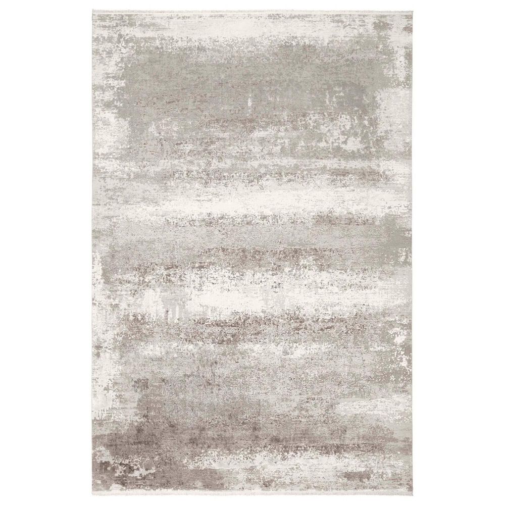 Feizy Cadiz 12" x 18" Light Gray Area Rug, , large